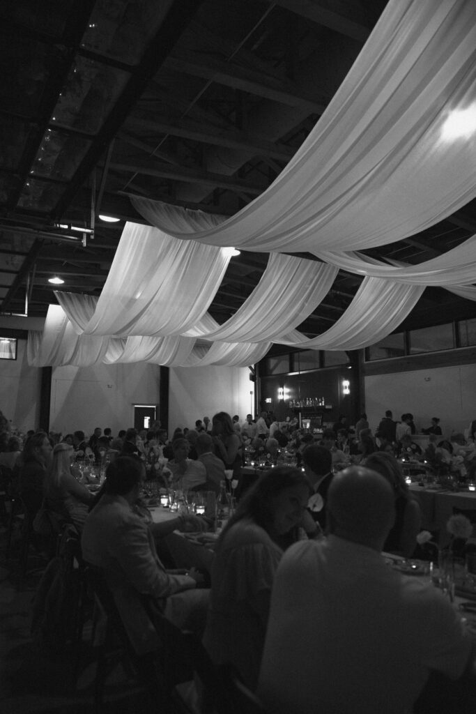 Charleston wedding with romantic draping