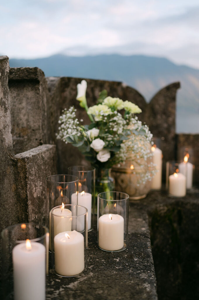 Private Elopement Dinner in Lake Como, Italy