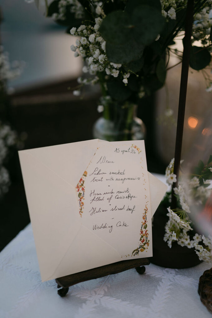 Private Elopement Dinner in Lake Como, Italy